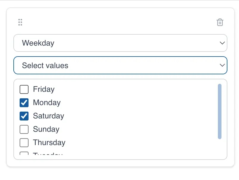 Categorical data filters