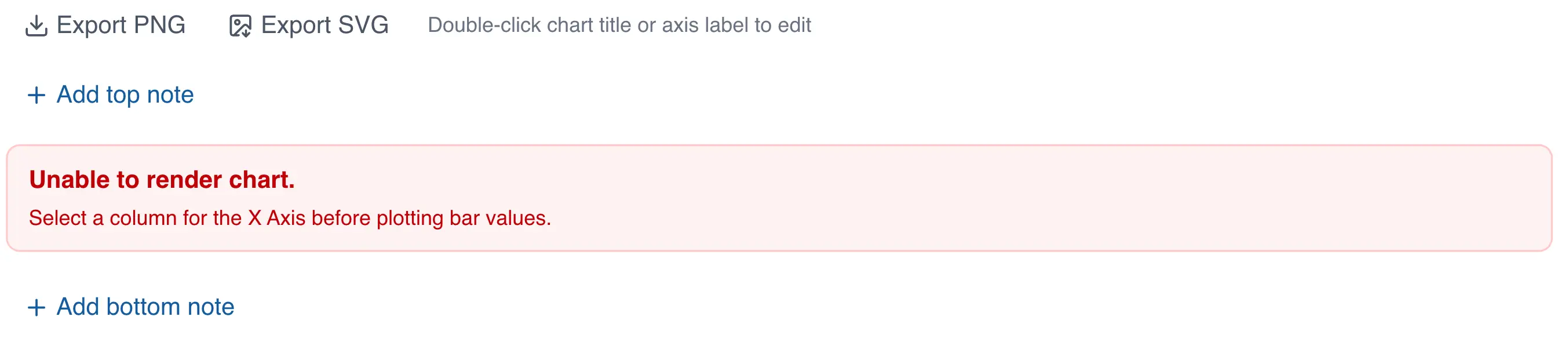 Create analysis from menu