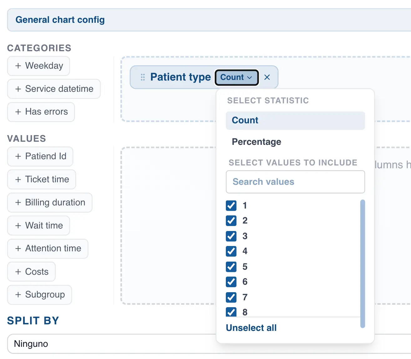 Specify categorical column